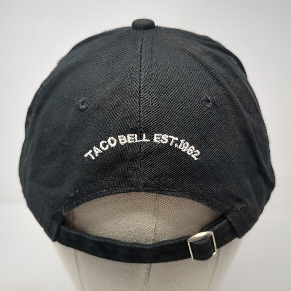 Taco Bell Est. 1962 Cantina Chicken Menu Slideback Baseball Cap Black One Size - Picture 6 of 9